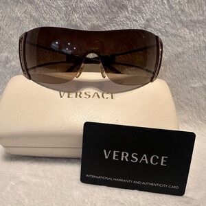 Versace Dark Brown Sunglasses